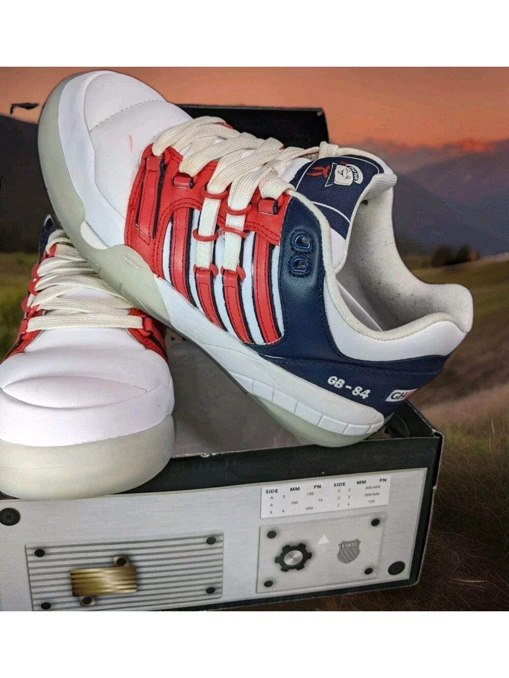 Ghostbusters 35th Limited Edition K-Swiss SI-18 Mr Stay Puft Shoes Mens 8.5 41.5
